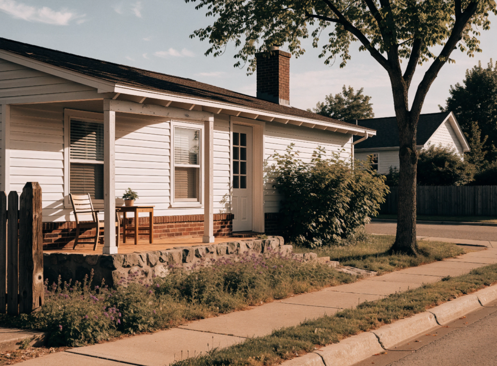 Cozy 900-Sq-Ft Single-Story Home Exterior - Small Homes USA Newsletter