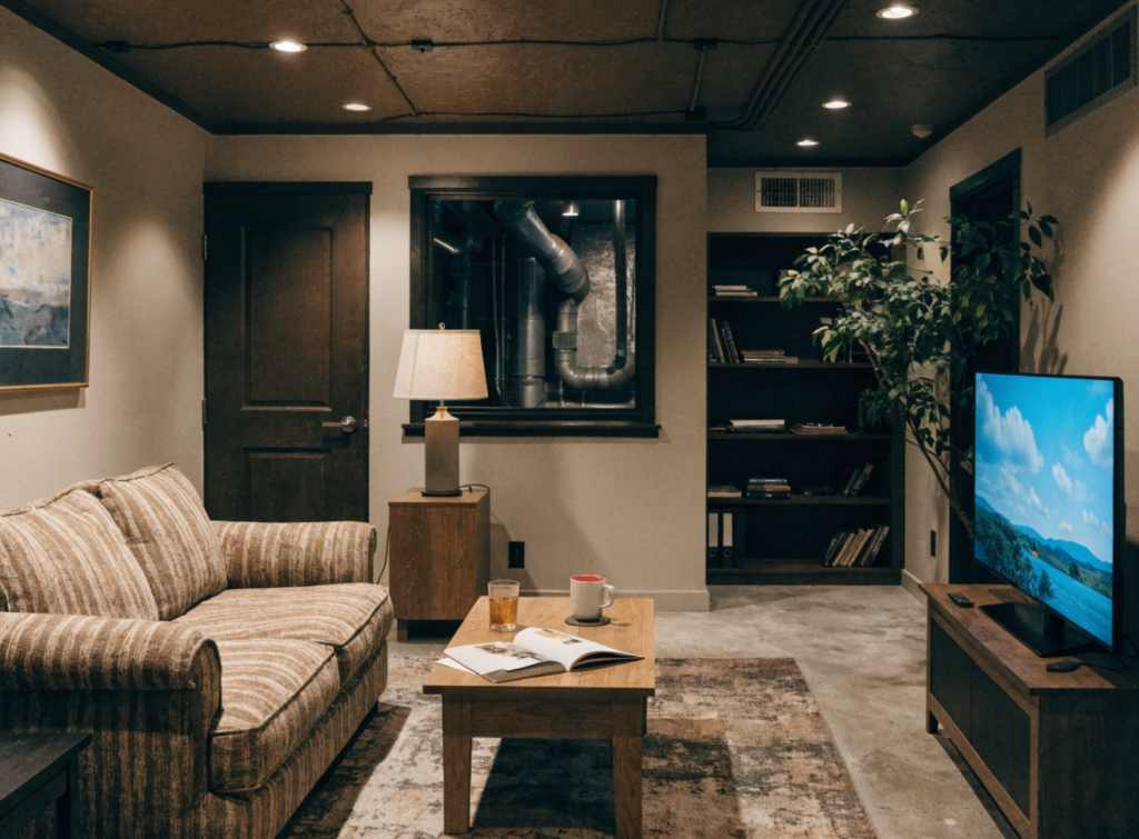 Cozy Basement - Small Homes USA Newsletter