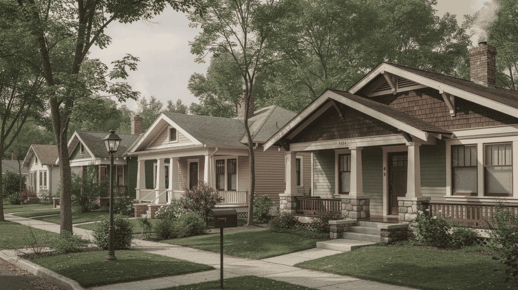 Charming Small Cottage Houses for Sale - Small Homes USA Newsletter Small cottage houses with front porches in a peaceful neighborhood.